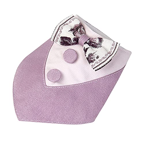 Yinuoday Pañuelo para Perro Pañuelo para Perro Pañuelo Triangular para Perro Pañuelo para Cabeza Triangular con Lazo Bonito Pañuelo Triangular para Perros Pequeños Medianos Cachorros Gatos