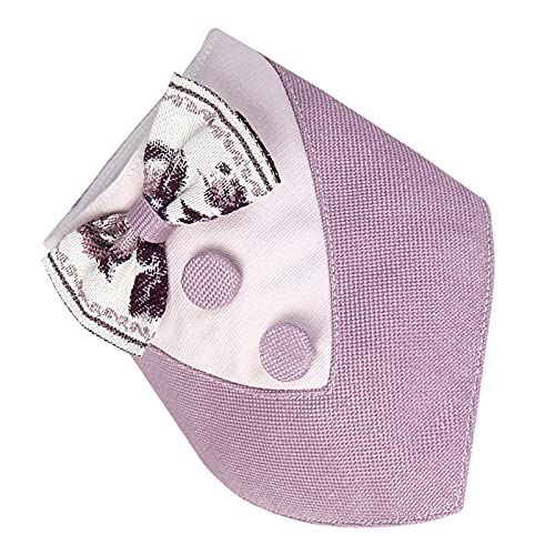 Yinuoday Pañuelo para Perro Pañuelo para Perro Pañuelo Triangular para Perro Pañuelo para Cabeza Triangular con Lazo Bonito Pañuelo Triangular para Perros Pequeños Medianos Cachorros Gatos