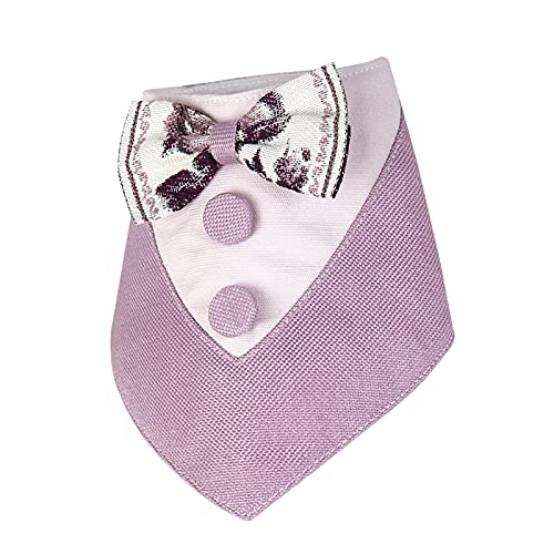 Yinuoday Pañuelo para Perro Pañuelo para Perro Pañuelo Triangular para Perro Pañuelo para Cabeza Triangular con Lazo Bonito Pañuelo Triangular para Perros Pequeños Medianos Cachorros Gatos