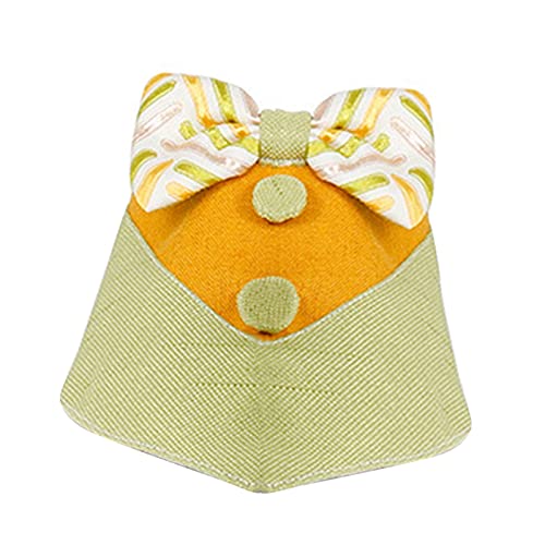 Yinuoday Pañuelo para Perro Pañuelo para Perro Pañuelo Triangular para Perro Pañuelo para Cabeza Triangular con Lazo Bonito Pañuelo Triangular para Perros Pequeños Medianos Cachorros Gatos