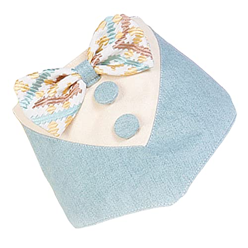 Yinuoday Pañuelo para Perro Pañuelo para Perro Pañuelo Triangular para Perro Pañuelo para Cabeza Triangular con Lazo Bonito Pañuelo Triangular para Perros Pequeños Medianos Cachorros Gatos