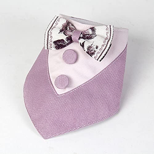 Yinuoday Pañuelo para Perro Pañuelo para Perro Pañuelo Triangular para Perro Pañuelo para Cabeza Triangular con Lazo Bonito Pañuelo Triangular para Perros Pequeños Medianos Cachorros Gatos