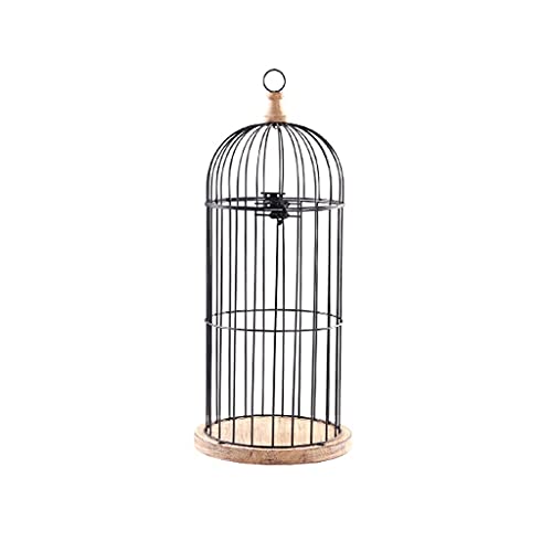YIXIN2013SHOP Jaula de Vuelo de Hierro Arte Hogar Sala de Estar Vino Armario Decoración Retro Pájaro Jaula Verde Planta Decoración Adecuado for Pequeñas Pájaros Jaula para Pájaros (Size : Large)