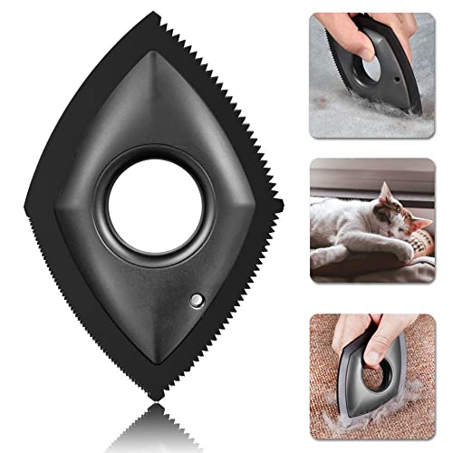 YJYJ Mini cepillo removedor de pelo para mascotas, removedor de pelo para perro, gato, para limpieza, color negro