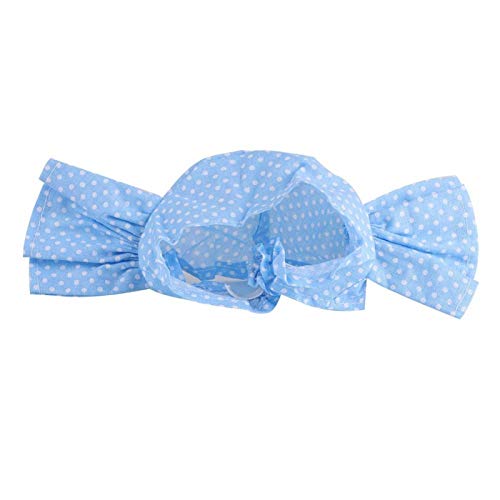 YongliJc Decoración de Cabeza de Gato, Tocado de Sombrero de Gato, Disfraz de Gato de Mezcla de algodón, Exquisito y cómodo, Adecuado para decoración de Vacaciones de Gato(Azul)