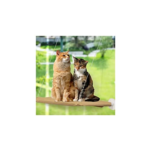 YYCESS Linda Mascota Hamaca Osos 20kg Gato, Asiento de Sol Ventana Mascota Gato Hamaca, cómodo Gato Mascota Cama Peluche Suave Cama Mascota (Color : Blue, Size : M)