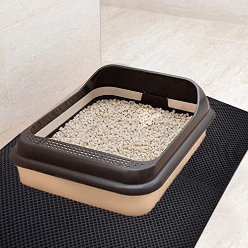 YYID Alfombrilla para Arena para Gatos, Alfombrilla para atrapar Arena para Gatos de Nido de Abeja, Alfombrilla para Arena para Gatos, Alfombrilla para Arena para Gatos, Alfombrilla para Arena