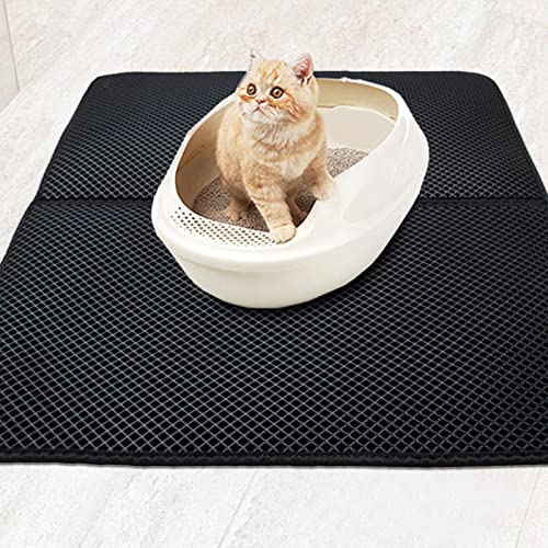YYID Alfombrilla para Arena para Gatos, Alfombrilla para atrapar Arena para Gatos de Nido de Abeja, Alfombrilla para Arena para Gatos, Alfombrilla para Arena para Gatos, Alfombrilla para Arena