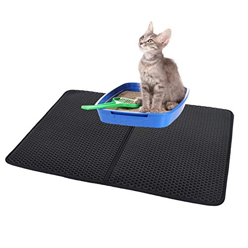 YYID Alfombrilla para Arena para Gatos, Alfombrilla para atrapar Arena para Gatos de Nido de Abeja, Alfombrilla para Arena para Gatos, Alfombrilla para Arena para Gatos, Alfombrilla para Arena