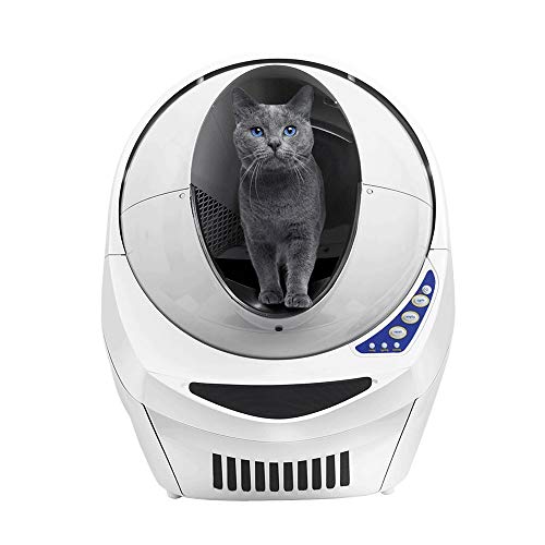 Z-Color Gato Inteligente automático WC Completamente Cerrado eléctrico Inteligente Gato del Animal doméstico del tocador del tocador Desodorantes for Mascotas Pet Grande