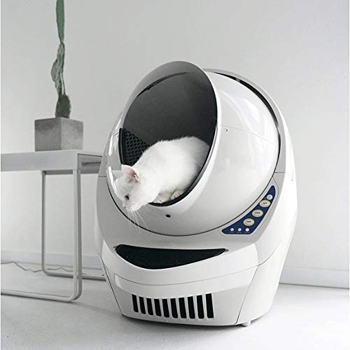 Z-Color Gato Inteligente automático WC Completamente Cerrado eléctrico Inteligente Gato del Animal doméstico del tocador del tocador Desodorantes for Mascotas Pet Grande