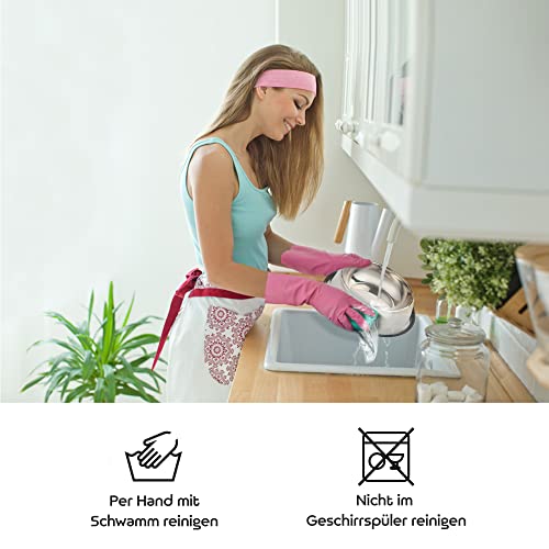 ZAH - Comedero para gatos, perros pequeños, cachorros, gatos, comedero para mascotas, juego de 2 cuencos de acero inoxidable con anillo de goma antideslizante, juego de 2 cuencos para gatos (18 cm)