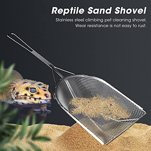 Zerodis Pala de para Reptiles, Diseño Adecuado Especialmente Diseñado con Agujeros Densos Pala de para Reptiles para Quién Tiene Mascotas Reptiles para la Vida Diaria