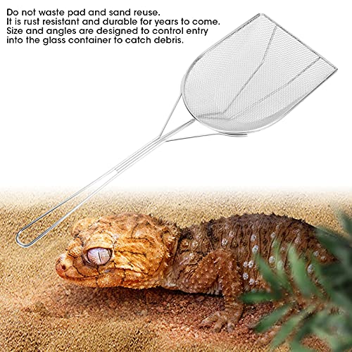 Zerodis Pala de para Reptiles, Diseño Adecuado Especialmente Diseñado con Agujeros Densos Pala de para Reptiles para Quién Tiene Mascotas Reptiles para la Vida Diaria