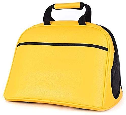 ZHWDD PU Bolso Gato Kennels Transpirable Handheld Lounge Bolsa de Gato portátil Suministros for Mascotas for Gatos Interiores qujunji