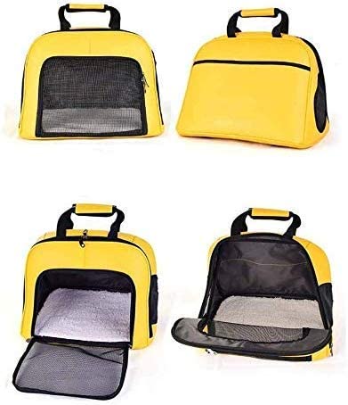 ZHWDD PU Bolso Gato Kennels Transpirable Handheld Lounge Bolsa de Gato portátil Suministros for Mascotas for Gatos Interiores qujunji