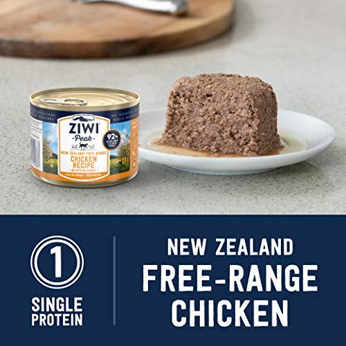 Ziwi Peak Alimento Humedo Para Gato, Sabor Pollo - 12 latas de 185gr