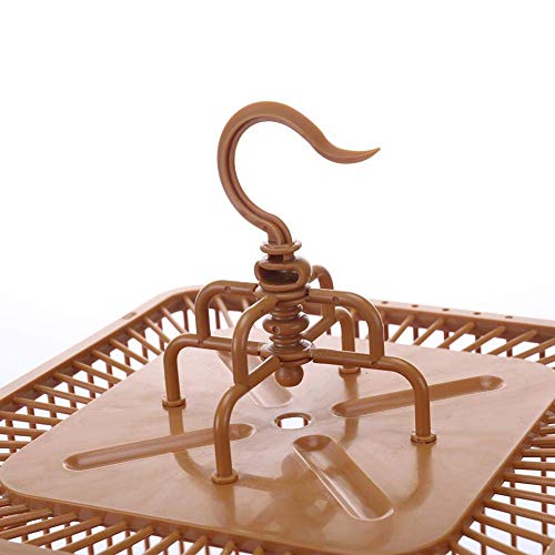 ZIYUMI Bird Feeding Cage Breathable Bird Parrot Transport Cage Retro Square Ostrich Cage for Small Birds