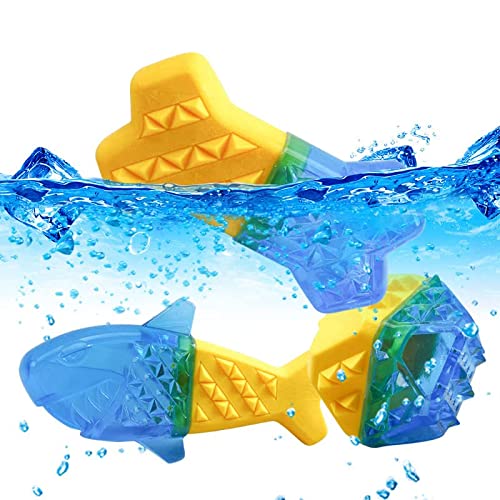 ZOYLINK Perro Masticar Juguete Refrigeración Interactivo Congelable Perro Juguete Juguete Juguete Juguete Mascota para El Verano Pequeño Medio Grande