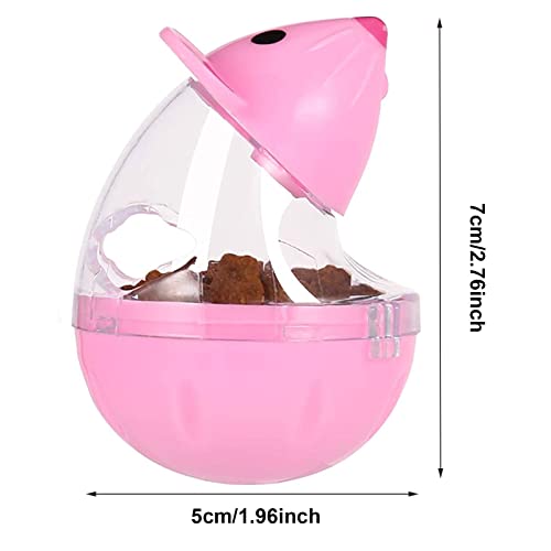 ZRWLZT Comederos Interactivos Gatos Juguetes para Gatos Interactivos Juguete de la Golosina del Gato Juguete Inteligente para Gatos, Bolas Educativos de Pelota Dispensadora de Comida, 2 Piezas