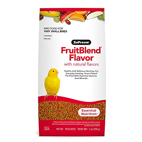 Zupreem - Alimento para Aves Muy Pequeñas FruitBlend | Pienso Canarios y Pinzones (200 g)