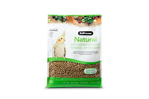 Zupreem - Alimento para Aves Natural | Pienso Agapornis y Ninfas - 1,1 kg