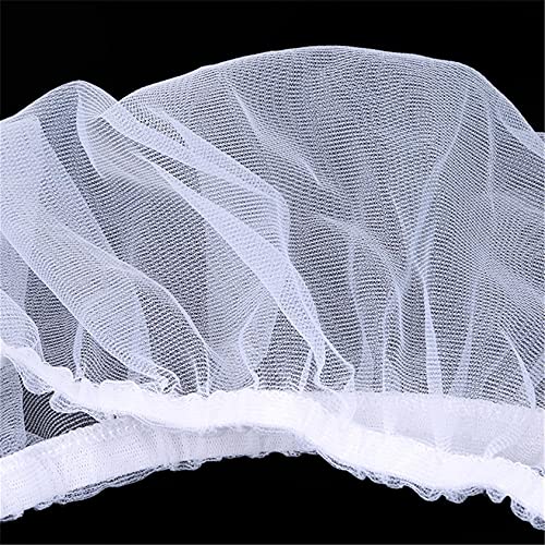 ZYYXB Cubierta para jaula de pájaros, malla de nailon, cubierta para jaula de pájaros, cubierta para jaula de pájaros, accesorios para jaula de pájaros, cubierta de jaula de loro, color blanco medio