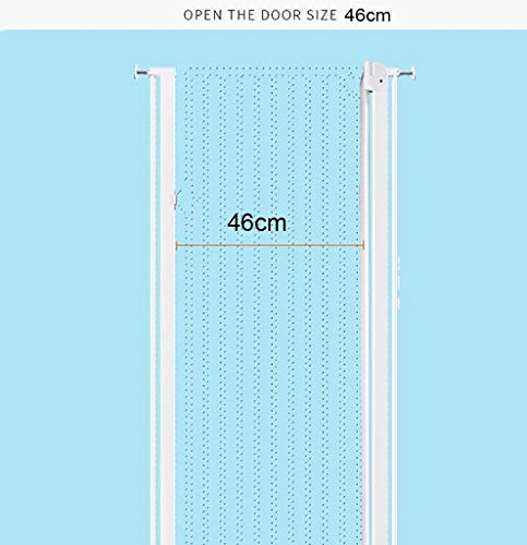 ZZRS Cerca de la Puerta del Gato Mascota Perro Mascota Barandilla de Interior casero Anti-Salto Aislamiento de la Cerca por 46cm del pequeño Gato de la Puerta Abierta, 3.5cm Gap, de 120 cm de Altura