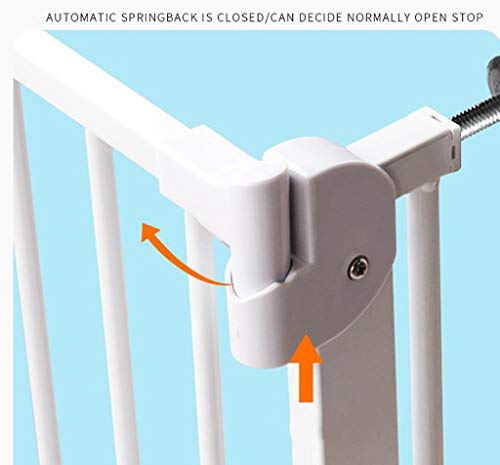 ZZRS Cerca de la Puerta del Gato Mascota Perro Mascota Barandilla de Interior casero Anti-Salto Aislamiento de la Cerca por 46cm del pequeño Gato de la Puerta Abierta, 3.5cm Gap, de 120 cm de Altura