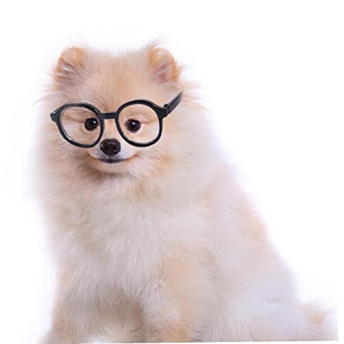 1 Pc Cat Dog Disfraz Set Cats Perros Gafas Vintage Pet Lentes Pequeños Dog Cat Eyewear para Fotos Props Accesorios Suministros para Pet