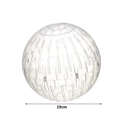 1 Unid Color Aleatorio 19 Cm Hamster Bola Grande Guinea Pig Hedge Hardster Ejercicio Bola Pequeño Pet Pet Plástico Plástico Play Toy Pet Pet