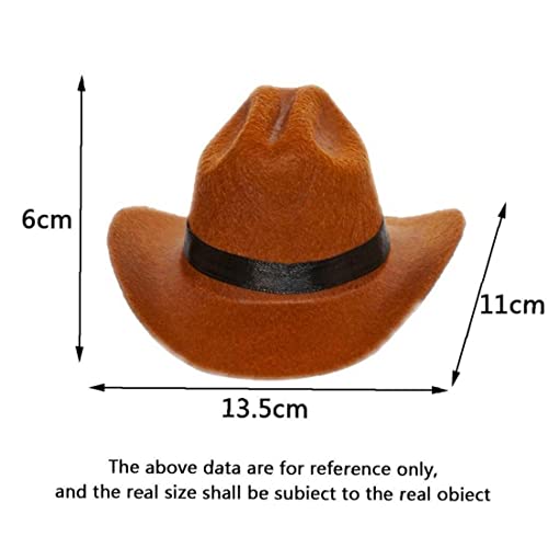 1 Unid Hombre Petría Difícil para Dog Cat Cat Westero Cowboy Hat Photo Propo Univer Universal Dog ??capor para Fiesta Salida