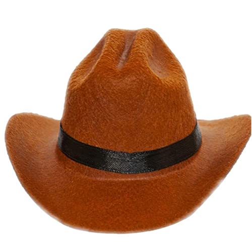 1 Unid Hombre Petría Difícil para Dog Cat Cat Westero Cowboy Hat Photo Propo Univer Universal Dog ??capor para Fiesta Salida