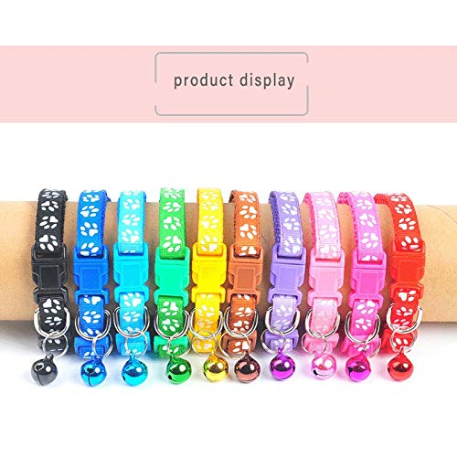 1 unids creativos coloridos divertidos collares de mascotas con campanas collar perros gatos accesorios collar anillo collar accesorios