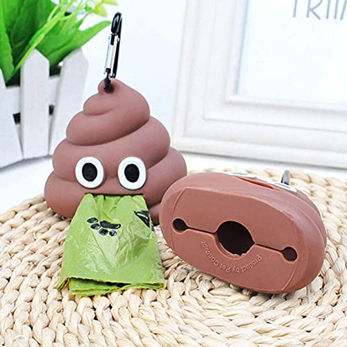 2 Pcs Dispensador de Bolsas de Excremento ,Dispensador Bolsas Cacas Perro ,con Mosquetón ,Para Mascotas Bote De Basura Portátil Para Arena De Mascotas y Excrementos De Perros