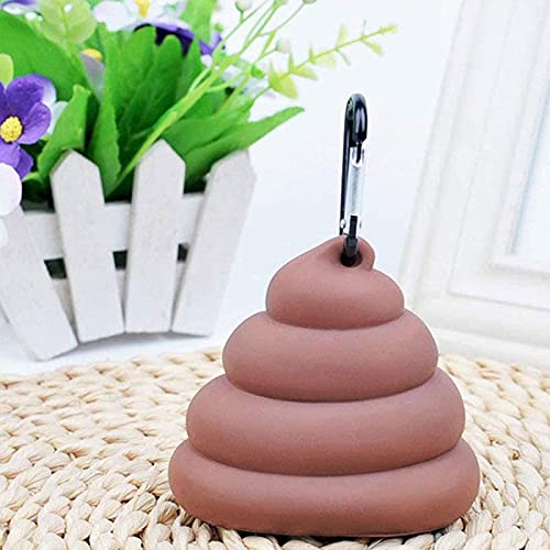 2 Pcs Dispensador de Bolsas de Excremento ,Dispensador Bolsas Cacas Perro ,con Mosquetón ,Para Mascotas Bote De Basura Portátil Para Arena De Mascotas y Excrementos De Perros