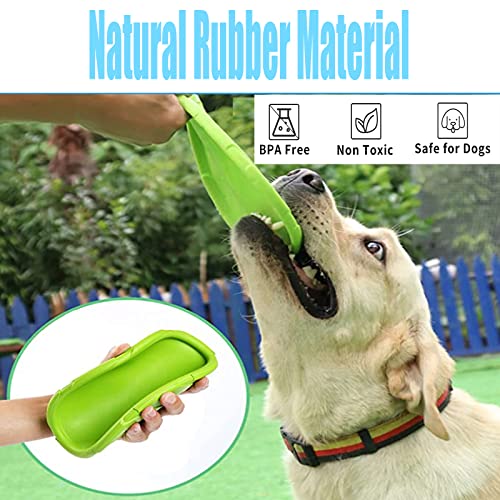 2 Piezas Frisbee de Perro, Frisbees para Perros, Frisbee de Goma, Disco Volador para Perros, Juguete Volador para Perros, Juguete Frisbee para Perros, Ideal para Entrenar, lanzar, atrapar y Jugar