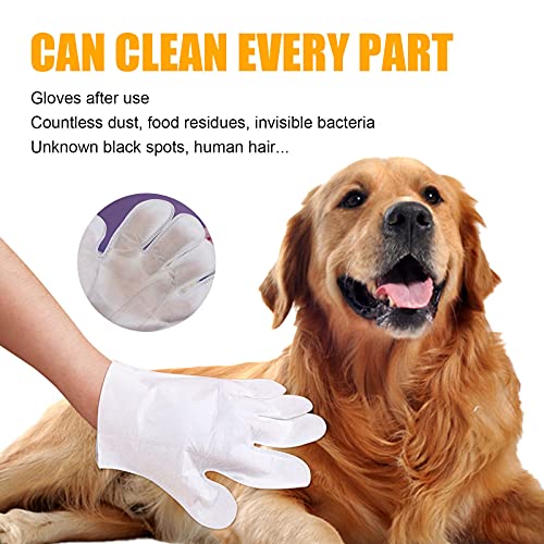 24pcs Pet No Washing Glove, Pet Grooming Glove, Cleaning Massage Gloves, Safe and Functional - Pet Disposable Gloves Cats Dogs Bath Supplies
