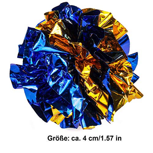 25 Piezas Papel Gato Bolas Arrugada Brillante Bolas Bolas De Juguete de Gato de Colores Pelotas de Juguete para Gatos de Colores para Gatos, Pelotas de Juguete Bolas para Gato Gatito Juguetes