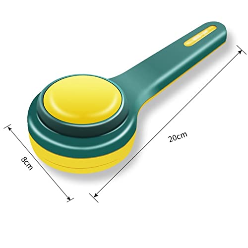 2pcs Color de contraste Peine de PET, gatos y perros Cepillo for eliminar el peine de la aliminación de cabello for eliminar el cabello flotante, un pincel de aseo de autolimpieza con un solo clic for