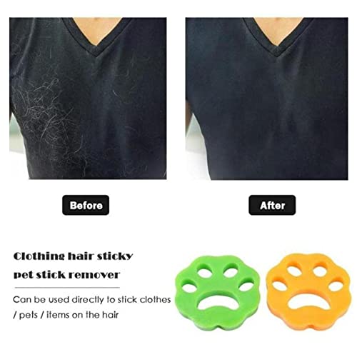 3-en-1 Pein Removedor de Cabello + Bola de Lavado + Lavadora Bolsas de Malla de Pelusa, Bola de removedor de Cabello Reutilizable, Bolas De Lavandería, Pelotas De Limpieza para Lavar, 10pcs
