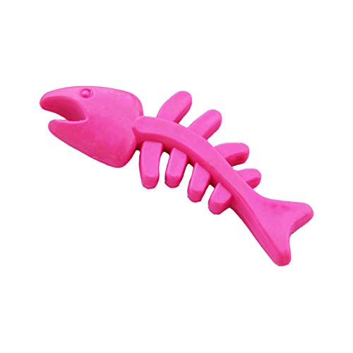 3 unidades de juguete para perros con dientes en forma de espina de pez, resistente a mordeduras para mascotas, juguetes para masticar para cachorros Teddy Golden Retriever Labrador