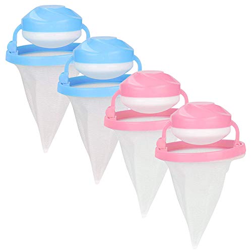 4 Pack Pet Hair Remover para la colada,Bola De Limpieza De Ropa, Depiladora de mascotas, Atrapador de pelos flotante para mascotas, Herramientas de Limpieza