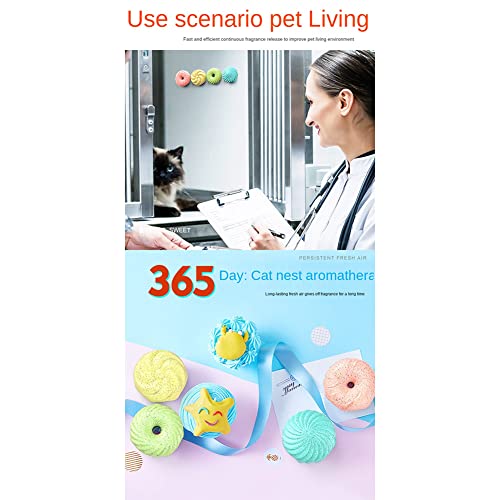 4 piezas de arena para gatos desodorizar la basura con adhesivo extraíble lavable de alto grado eficiente fragancia continua herramienta de aire fresco para mascotas