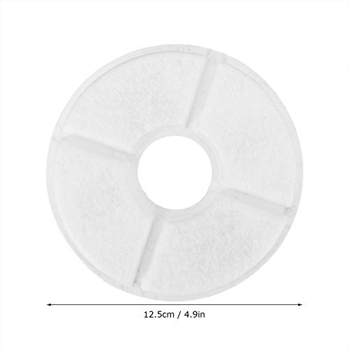 4 Uds filtros de carbón Activado, reemplazo de Almohadilla de Filtro de carbón de circulación de Agua para Fuente de Agua para Perros y Gatos, Accesorios para Mascotas