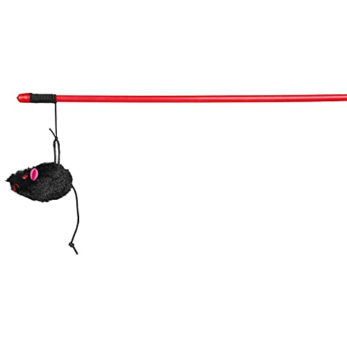 4 uds. Vara de juego con raton peluche TRIXIE Juguete para gatos