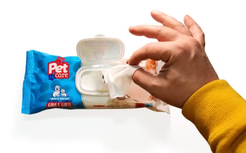 40 toallitas con clorexidina para el aseo de perros y gatos, toallitas limpiadoras higienizantes y desodorantes para la limpieza del pelo