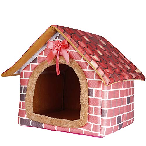 Abrigo para Mascotas Hecho de Tela de Felpa 6 Colores Diferentes y 5 tamaños - Abrigo Lavable y Resistente a los arañazos para Perros y Gatos (Style 2, S)