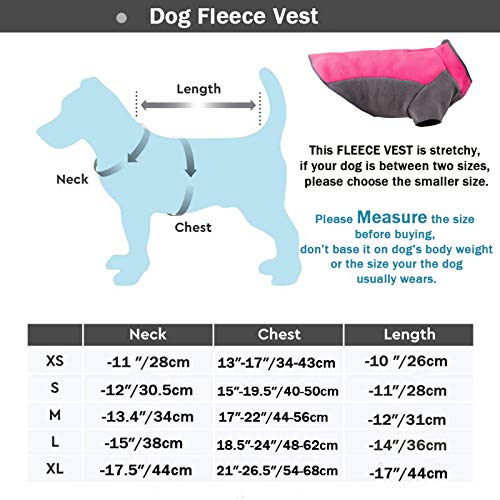 ABRRLO Suéter de forro polar para perro, ropa de mascota cálida para cachorros y gatos, suéter para perros pequeños y medianos