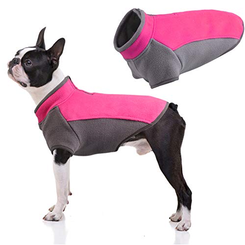 ABRRLO Suéter de forro polar para perro, ropa de mascota cálida para cachorros y gatos, suéter para perros pequeños y medianos